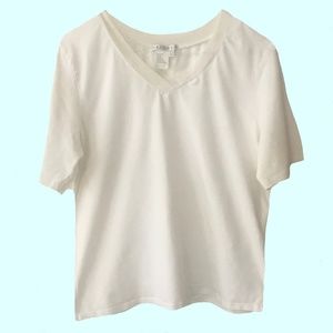 SPANNER WHITE TEE TOP SIZE L